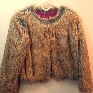 Girls Faux Fur Jacket